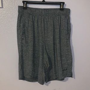 Mitre grey lightweight workout gym athletic basketball shorts with pockets